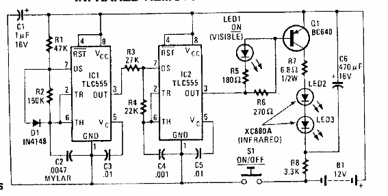 Emisor de control remoto IR
Emisor de control remoto IR
