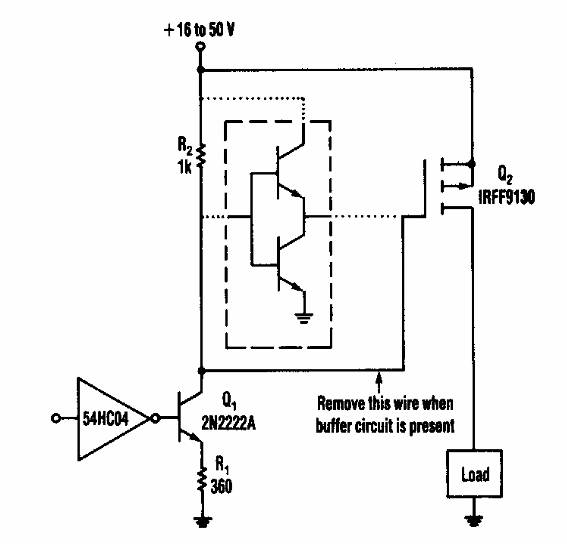 Driver con MOSFET
Driver con MOSFET
