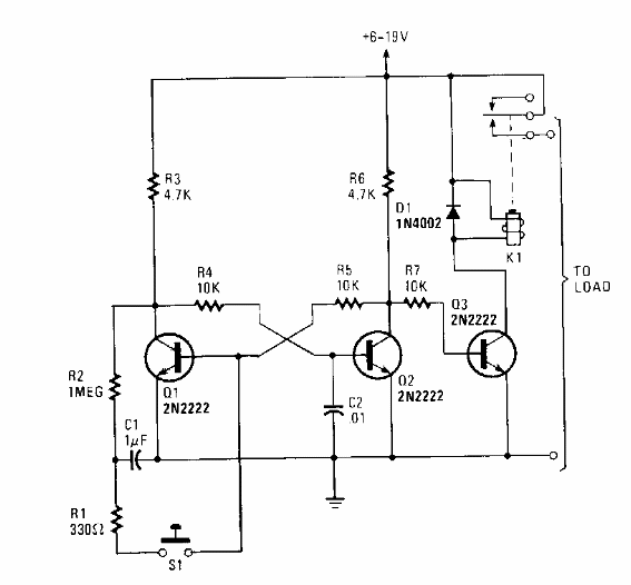 Relé biestable
Relé biestable