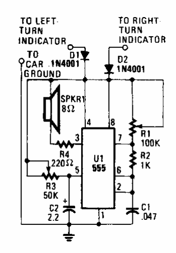 Indicador audible de dirección
Indicador audible de dirección