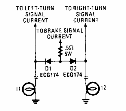 Indicador de freno y dirección
Indicador de freno y dirección