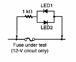 Indicador de fusible automotriz 
