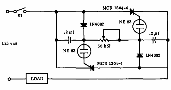 Atenuador con dos SCR
Atenuador con dos SCR