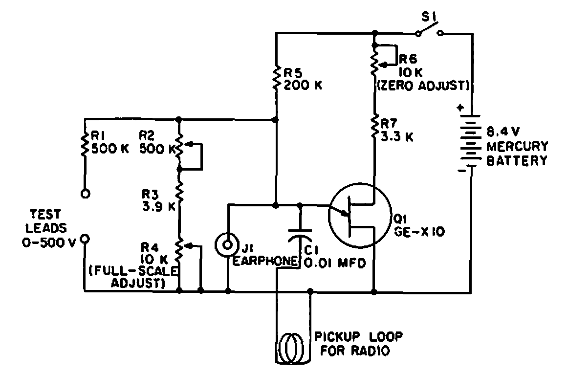 Voltímetro sin instrumento
Voltímetro sin instrumento