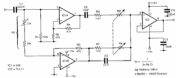 Filtro de rechazo sintonizable
Filtro de rechazo sintonizable