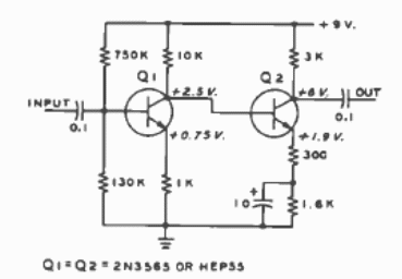Amplificador de acoplamiento directo
Amplificador de acoplamiento directo