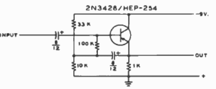 Paso transistorizado de alta impedancia
Paso transistorizado de alta impedancia