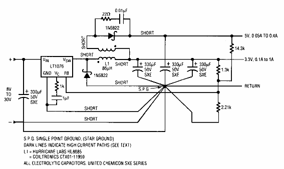 Convertidor CC a CC con 2 salidas
Convertidor CC a CC con 2 salidas