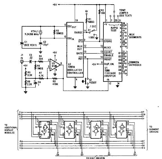Contador de 10 MHz
Contador de 10 MHz