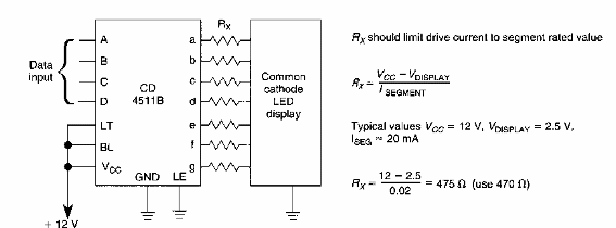 Display de LED de 7 segmentos CIR14879S
