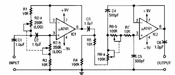 Filtro de paso de banda variable 
