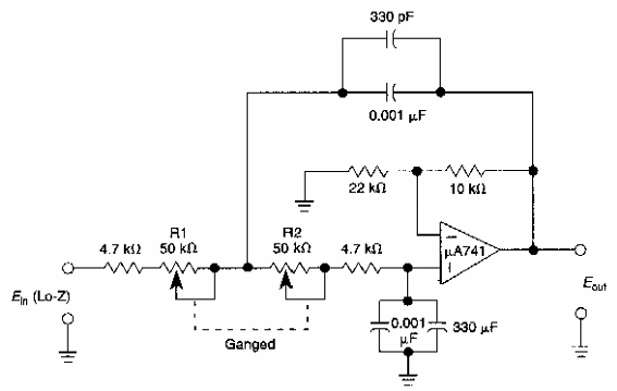 Filtro pasa bajas variable
Filtro pasa bajas variable