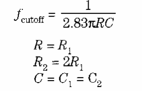 Filtro pasa altas de 1500 Hz
Filtro pasa altas de 1500 Hz