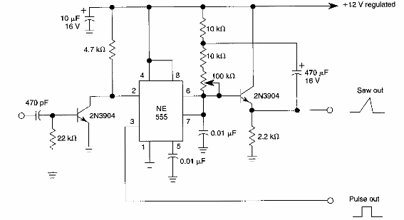 Generador de diente de sierra disparado
Generador de diente de sierra disparado