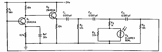 Oscilador controlado por luz
Oscilador controlado por luz