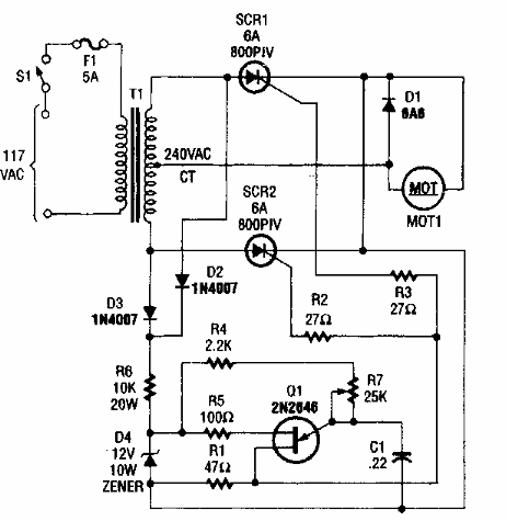 Control de motor llaveado
Control de motor llaveado