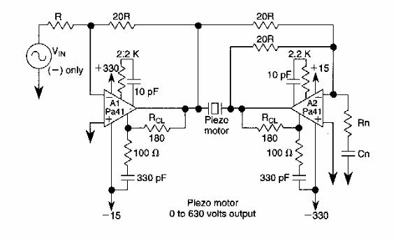 Driver para motor piezoeléctrico
Driver para motor piezoeléctrico