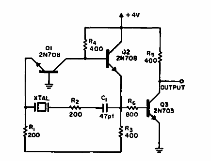 Oscilador de cristal de 8 MHz
