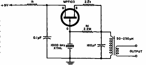 Oscilador con dreno común 
