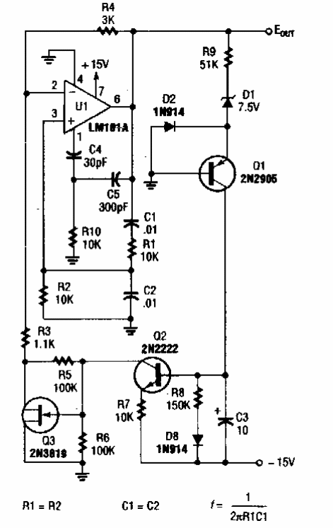 Oscilador de puente de Wien
Oscilador de puente de Wien