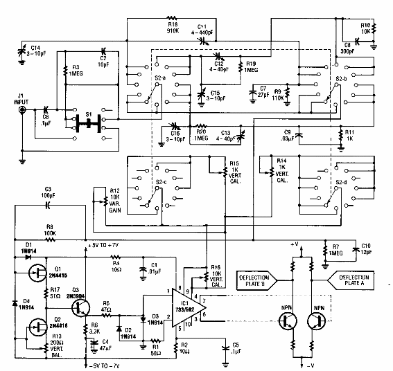 Preamplificador para osciloscopio
Preamplificador para osciloscopio