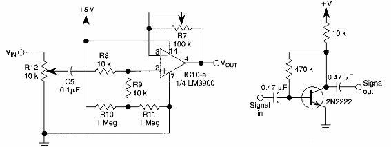 Amplificador de ganancia variable 
