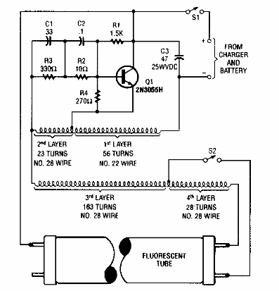 Inversor para fluorescente 
