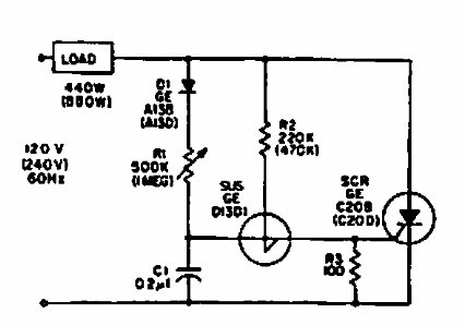Control de potencia con SUS y SCR
Control de potencia con SUS y SCR
