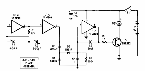 Alarma de proximidad 

