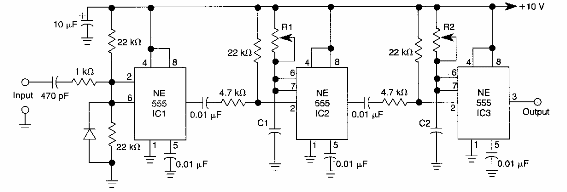 Generador de pulso de retardo múltiple
Generador de pulso de retardo múltiple