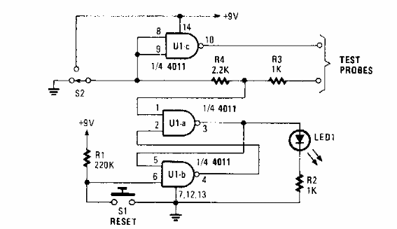 Probador de continuidad con traba
Probador de continuidad con traba