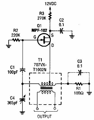 Generador de señal para el rango de onda media 

