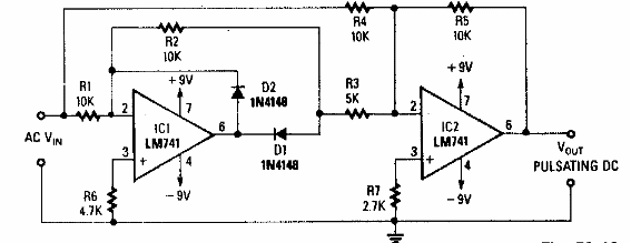 Rectificador de onda completa de precisión 
