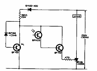 Foto de control CA con SCR 
