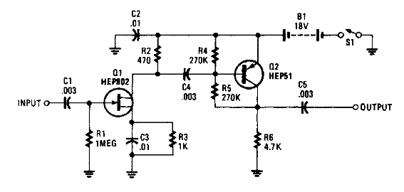 Amplificador de banda ancha
Amplificador de banda ancha