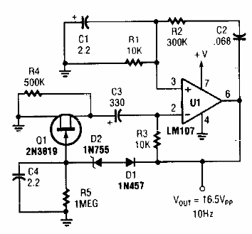 Oscilador senoidal puente Wien 
