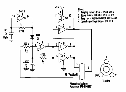 Bip de alta potencia 
