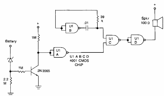 Alarma de baja tensión 
