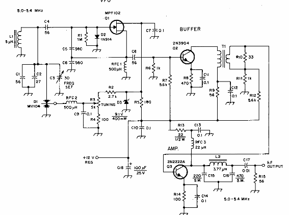 VFO de 5 MHz 
