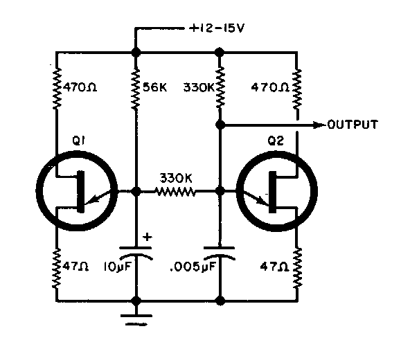 Oscilador Unijuntura modulado 
