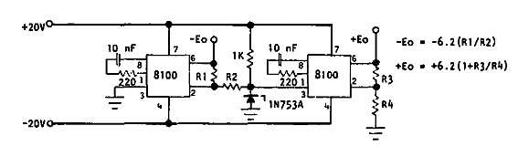 Regulador doble con referencia común 
