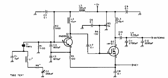 Transmisor CW para 40 metros
Transmisor CW para 40 metros