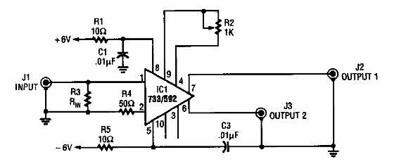 Preamplificador de video 
