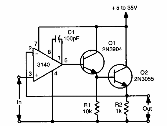 Operacional de potencia
Operacional de potencia