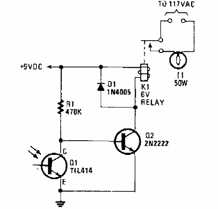 Control de luz fotoeléctrico 
