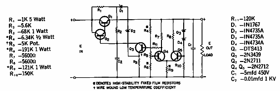 Regulador serie 250 V x 600 mA
Regulador serie 250 V x 600 mA