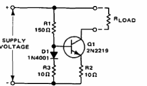 Regulador de corriente de 70 mA
Regulador de corriente de 70 mA
