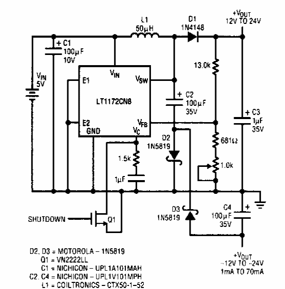 Fuente LCD con control de contraste
Fuente LCD con control de contraste