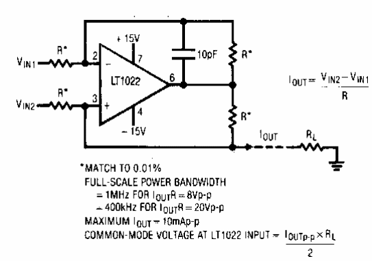 Fuente de corriente con entrada diferencial
Fuente de corriente con entrada diferencial