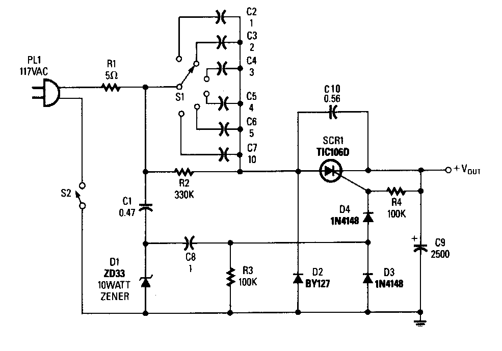 Fuente de alimentación sin transformador
Fuente de alimentación sin transformador